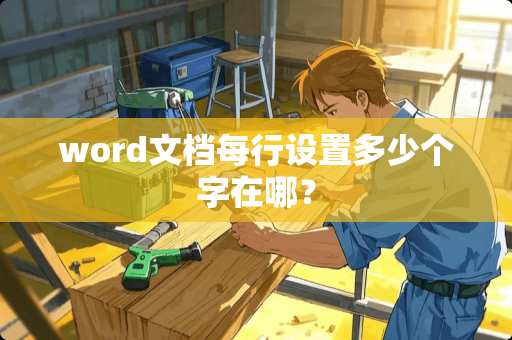 word文档每行设置多少个字在哪？