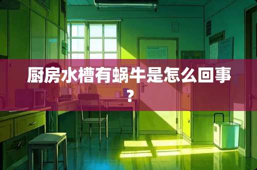 厨房水槽有蜗牛是怎么回事？