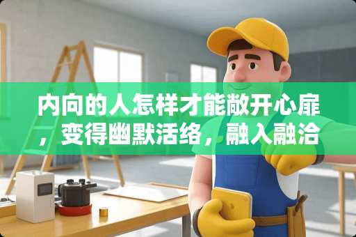 内向的人怎样才能敞开心扉，变得幽默活络，融入融洽？