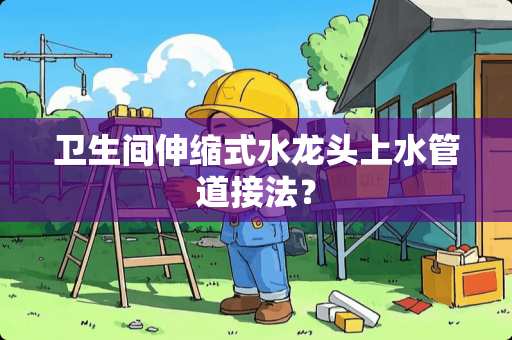 卫生间伸缩式水龙头上水管道接法？