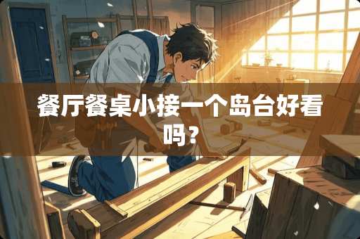 餐厅餐桌小接一个岛台好看吗？