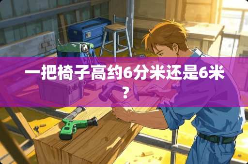 一把椅子高约6分米还是6米？