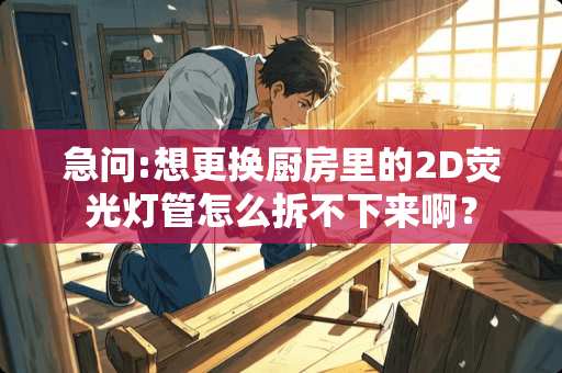 急问:想更换厨房里的2D荧光灯管怎么拆不下来啊？