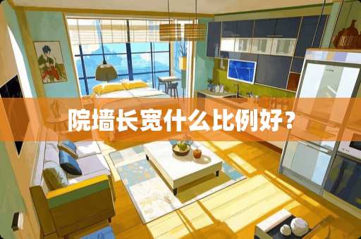 院墙长宽什么比例好？