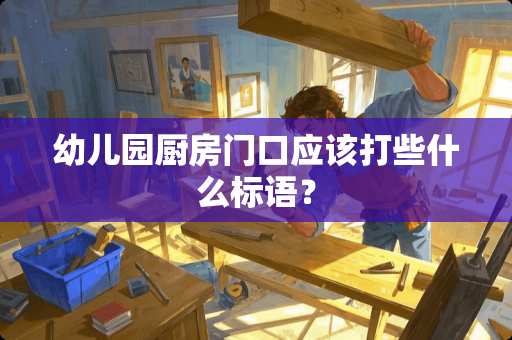 幼儿园厨房门口应该打些什么标语？