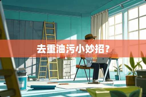 去重油污小妙招？