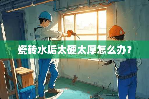 瓷砖水垢太硬太厚怎么办？