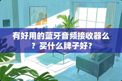 有好用的蓝牙音频***么？买什么牌子好？