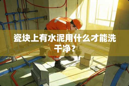 瓷块上有水泥用什么才能洗干净？