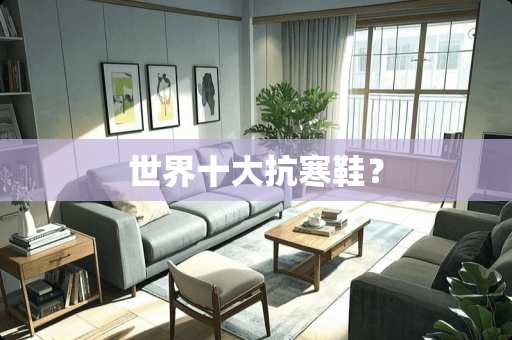 世界十大抗寒鞋？