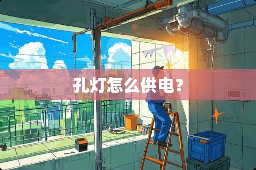 孔灯怎么供电？