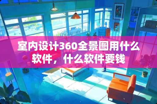 室内设计360全景图用什么软件，什么软件要钱