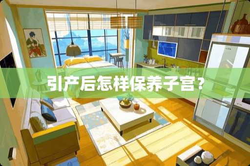 引产后怎样保养子宫？