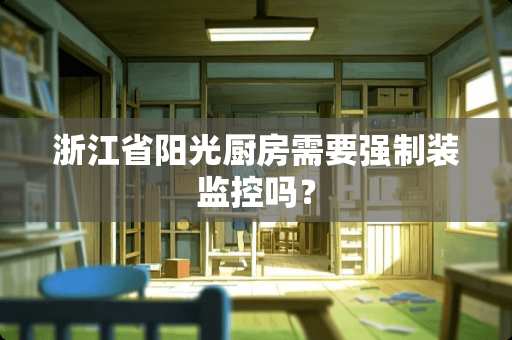 浙江省阳光厨房需要强制装监控吗？