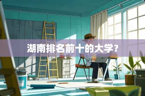 湖南排名前十的大学？