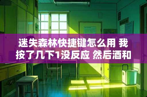 迷失森林快捷键怎么用 我按了几下1没反应 然后酒和苏打水就没了