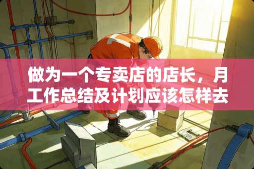 做为一个专卖店的店长，月工作总结及计划应该怎样去写？