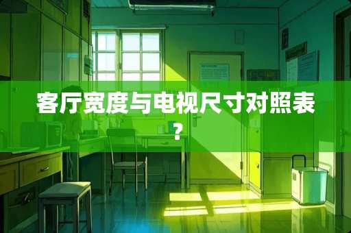 客厅宽度与电视尺寸对照表？