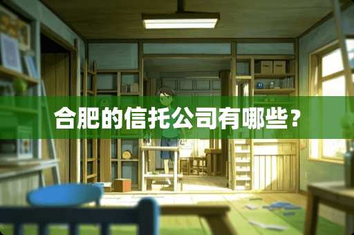 合肥的信托公司有哪些？