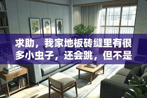 求助，我家地板砖缝里有很多小虫子，还会跳，但不是跳蚤，就图里面那种？