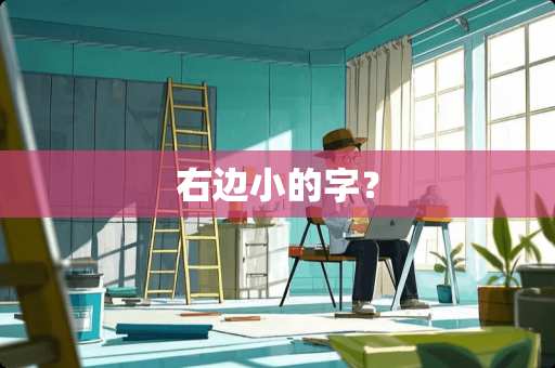 右边小的字？