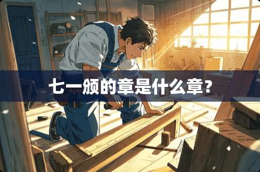 七一颁的章是什么章？