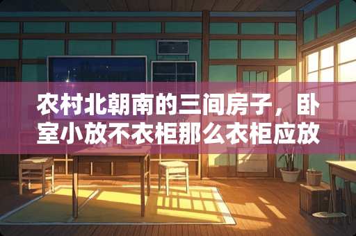 农村北朝南的三间房子，卧室小放不衣柜那么衣柜应放那里？