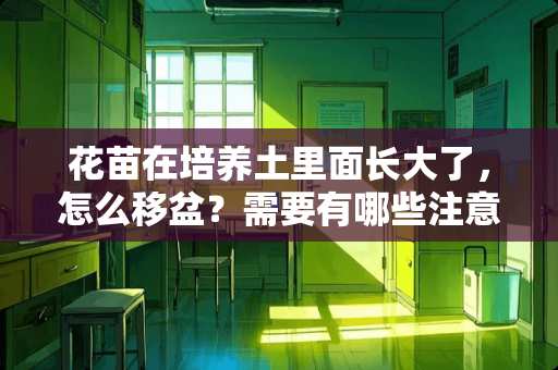 花苗在培养土里面长大了，怎么移盆？需要有哪些注意的吗/？