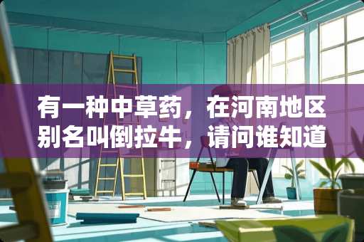 有一种中草药，在河南地区别名叫倒拉牛，请问谁知道它的学名？还有此药的功效是什么？