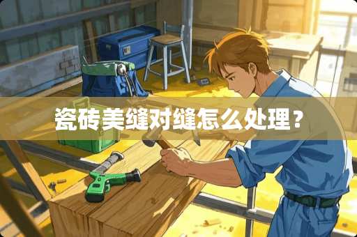 瓷砖美缝对缝怎么处理？