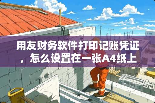 用友财务软件打印记账凭证，怎么设置在一张A4纸上打三张凭证