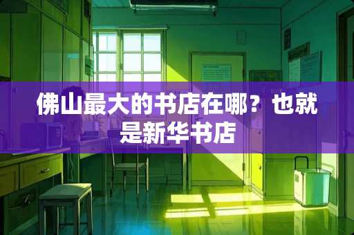 佛山最大的书店在哪？也就是新华书店