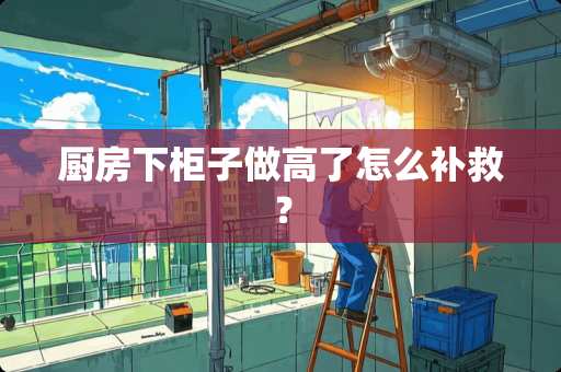 厨房下柜子做高了怎么补救？