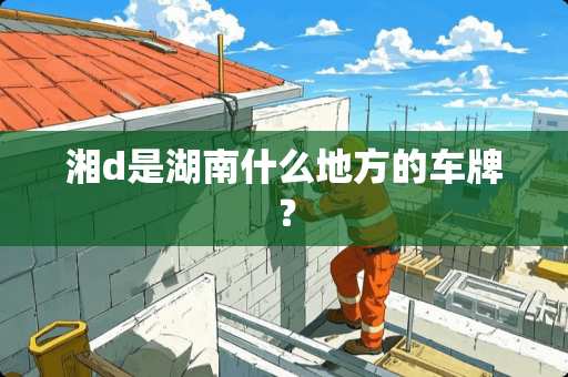 湘d是湖南什么地方的车牌？