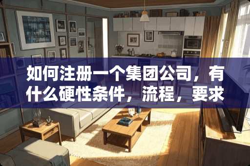 如何注册一个集团公司，有什么硬性条件，流程，要求吗