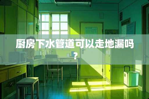 厨房下水管道可以走地漏吗？