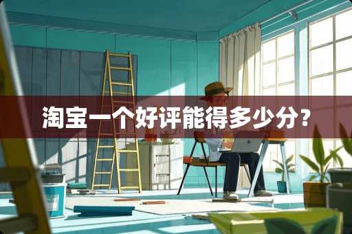 淘宝一个好评能得多少分？