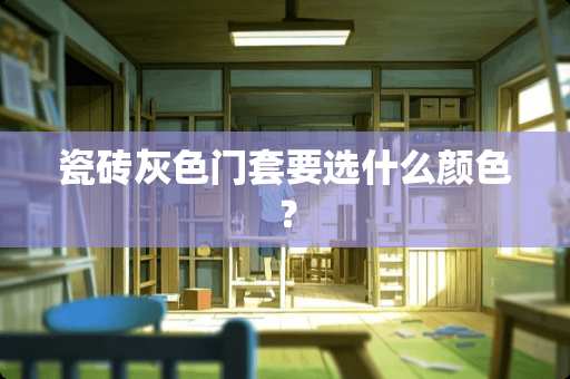 瓷砖灰色门套要选什么颜色？