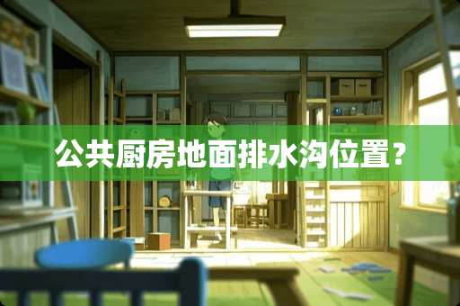 公共厨房地面排水沟位置？