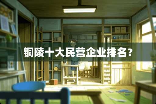 铜陵十大民营企业排名？