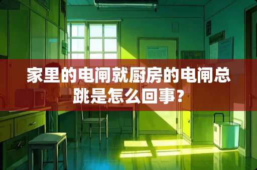家里的电闸就厨房的电闸总跳是怎么回事？