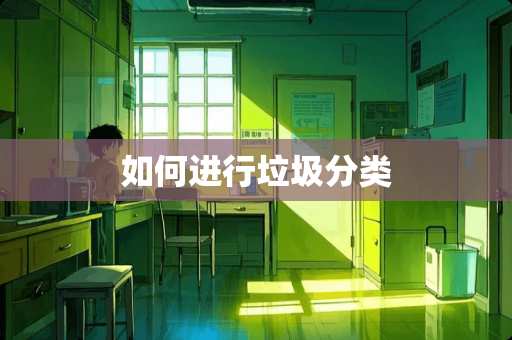 如何进行垃圾分类