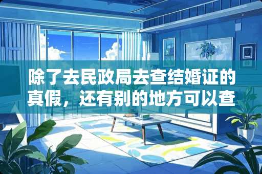 除了去民政局去查结婚证的真假，还有别的地方可以查吗？