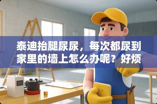 泰迪抬腿尿尿，每次都尿到家里的墙上怎么办呢？好烦人，不好清理尿渍