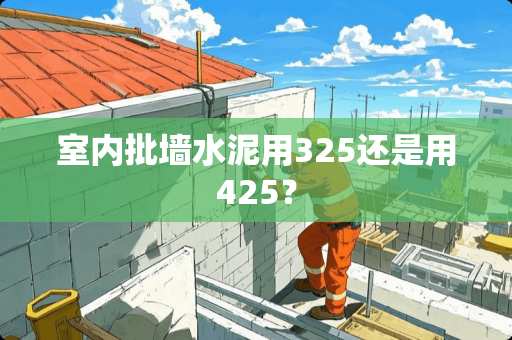 室内批墙水泥用325还是用425？