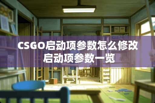 CSGO启动项参数怎么修改 启动项参数一览