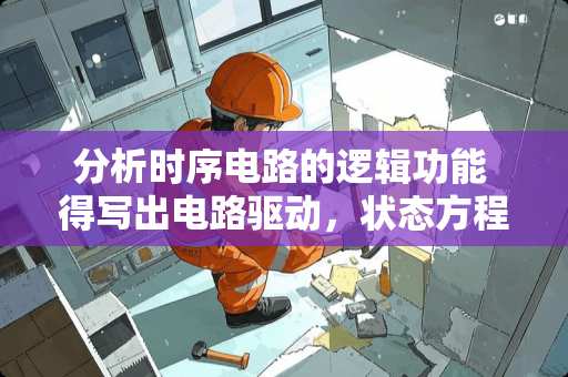 分析时序电路的逻辑功能 得写出电路驱动，状态方程还有状态转换图