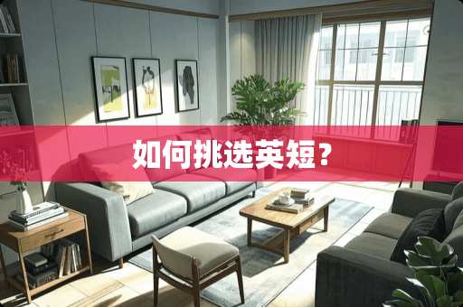 如何挑选英短？