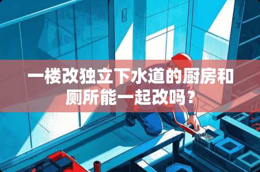 一楼改独立下水道的厨房和厕所能一起改吗？