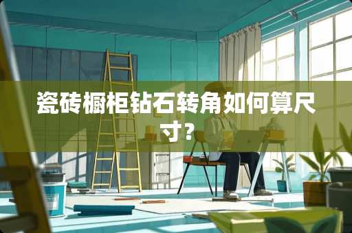 瓷砖橱柜钻石转角如何算尺寸？